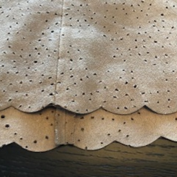 BCBG Maxazria Faux Swede Mini Skirt - Picture 2 of 5